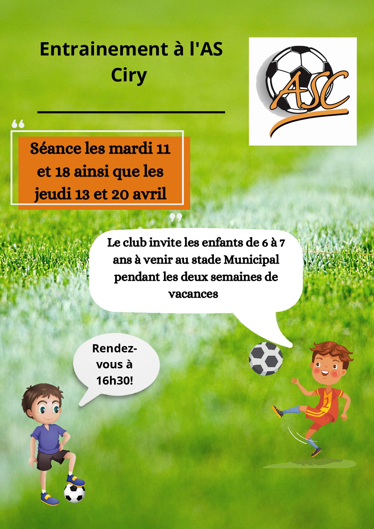 FOOT POUR LES 6 ET 7 ANS